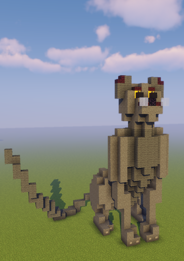 proeditt's tweet photo. Day 10 of the #ABuildADay-Challenge and I´ve built this cat.

#Minecraft https://t.co/jbNtUj9Q15