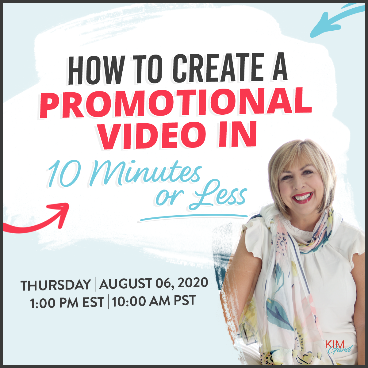 kimgarst's tweet photo. Join me LIVE today at 1pm EST and I will walk you step by step through the process of creating a promotional video in 10 minutes or less! #ToolsThursday
👉 https://t.co/wv0XdMf30j https://t.co/wc0NXvFIAX