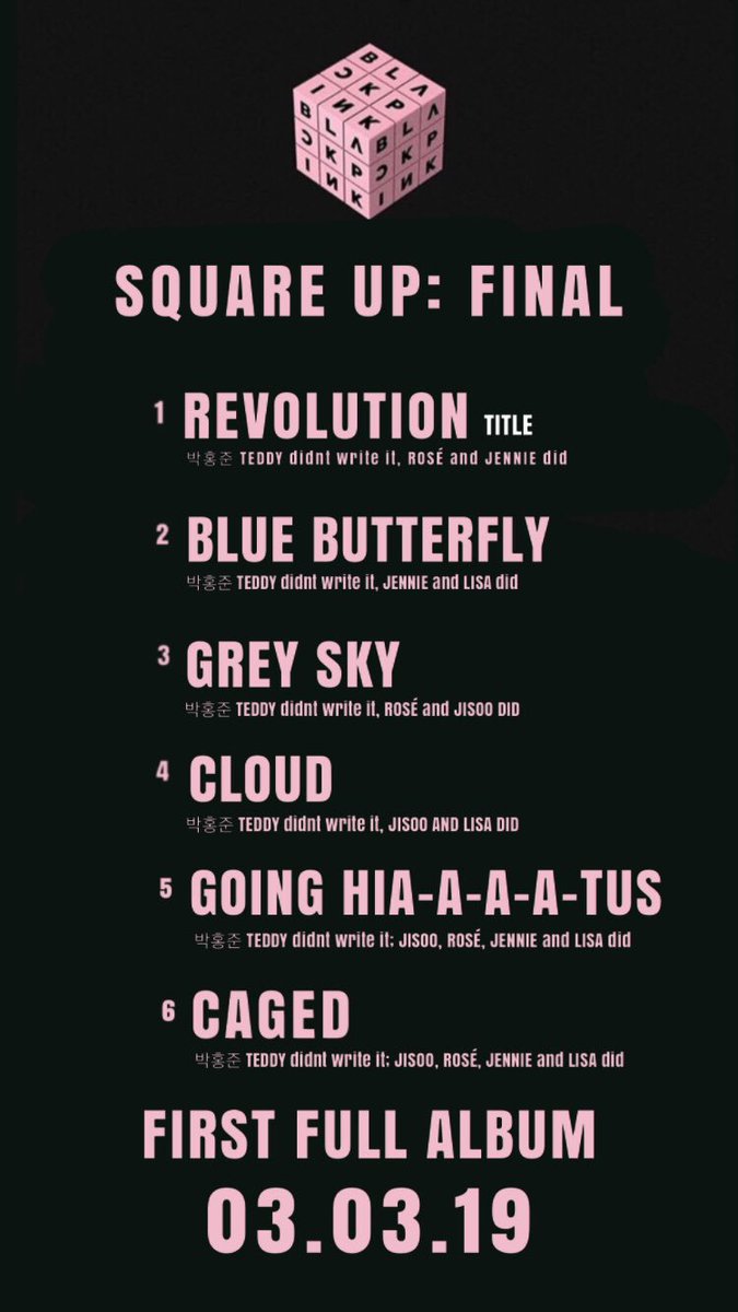 Album list blackpink BLACKPINK 1st