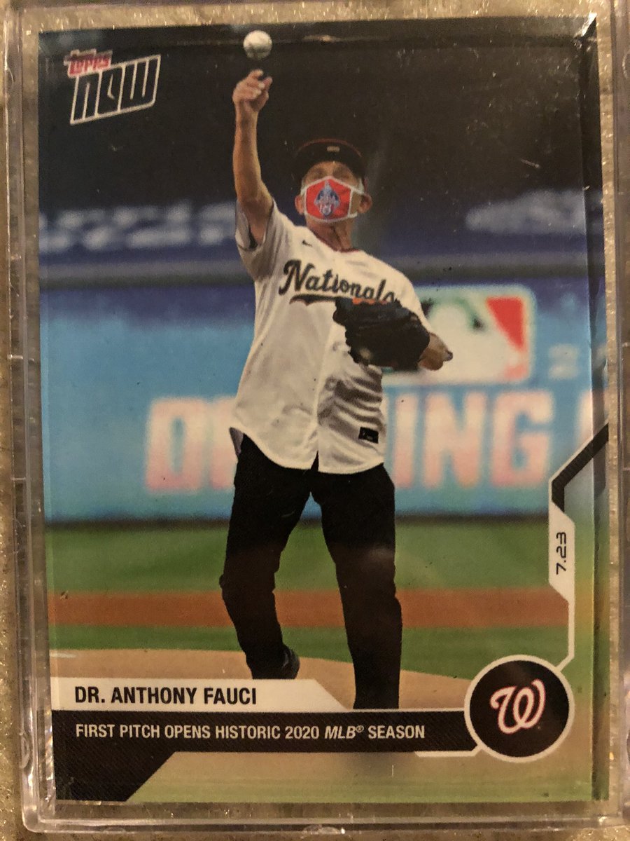 jontheepi's tweet photo. My #AnthonyFauci baseball card arrived! https://t.co/WQDWslJZP7