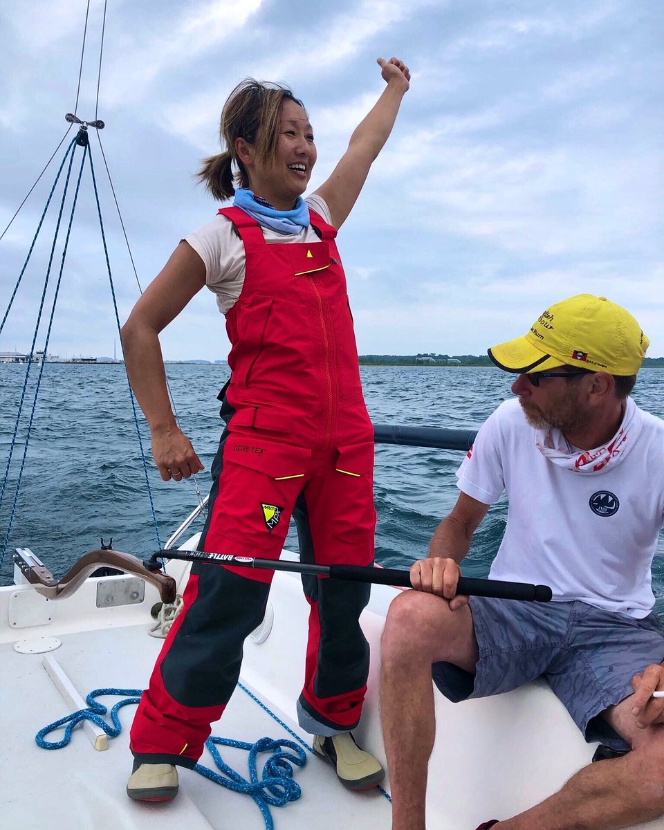 That feeling of triumph and relief when you sail perfectly back into your slip without power for the first time! 😅🙌🏽