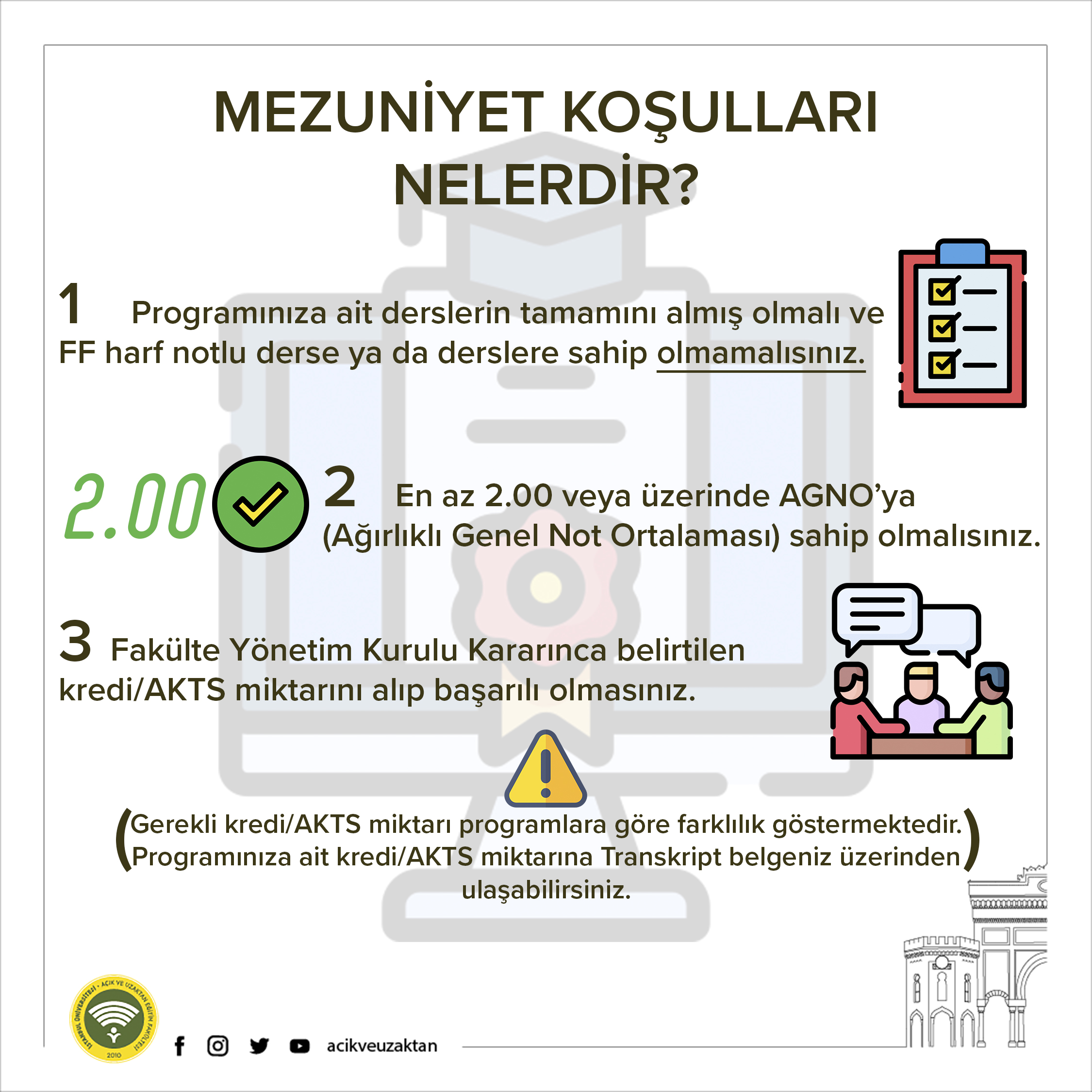 istanbul universitesi auzef on twitter mezuniyet kosullari nelerdir istanbuluniversitesi auzef https t co 2svdqykojd twitter