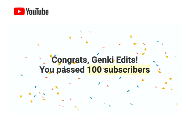 It took 8 months to go from 0 to 100. ❤️
I always wondered what it takes to grow a channel from nothing. TL;DR, it takes work and consistency. 

I appreciate all the conversations and all the time from each one of these folks.