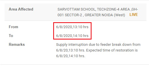 SGuptaGNW's tweet photo. Is there someone who can hear for the general public !!!!
@ptshrikant @OfficialGNIDA @RP_SanjivGoenka @CMOfficeUP @PMOIndia 

It's almost 6 hrs with no power supply!!

Is that's a #SmartCity looking for?

#BoycottNPCL

@nefowaoffice @SpringMeadowsR https://t.co/19zoZWk6E4