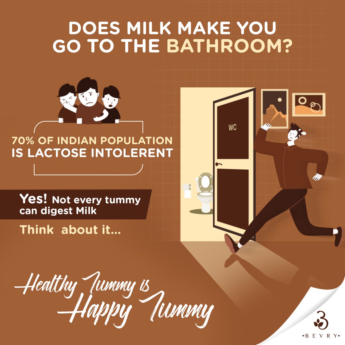 bevryindia's tweet photo. Rumbling tummy after drinking milk? Lactose Intolerance may be one of the reasons. Stay tuned to know more #bevry #lactoseIntolerance #bevryIndia #oatmilk #nondairy #healthyIsHappy https://t.co/LpDIyJ0Fm5