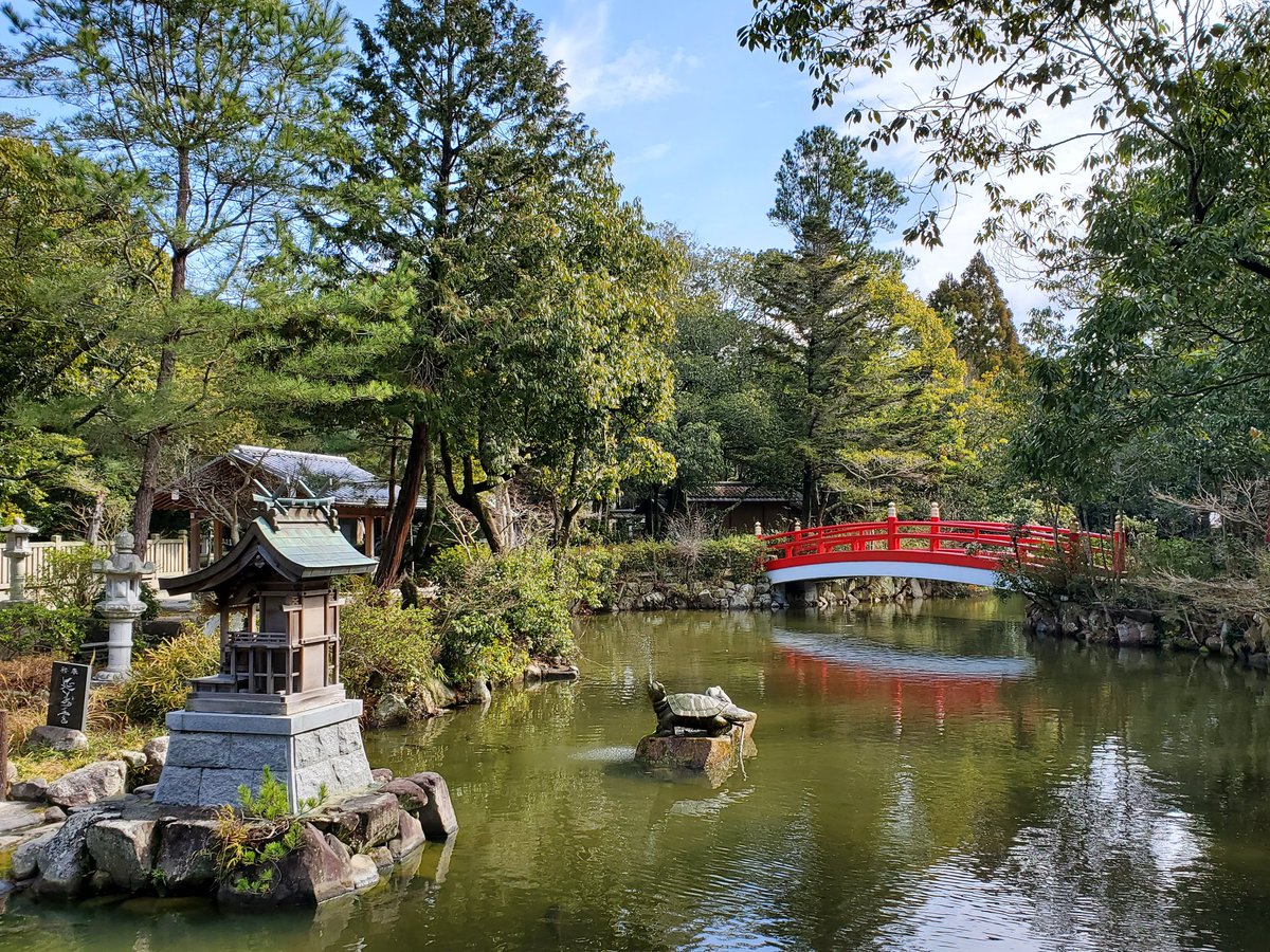 thanks_noka's tweet photo. 淡路島にある伊弉諾神宮⛩️
イザナギが余生を過ごした幽宮(かくりのみや)がある聖なる杜です

神話を巡りながら神社を回るのが好き😃
#淡路島
#伊弉諾神宮 https://t.co/WOR0E37HtA