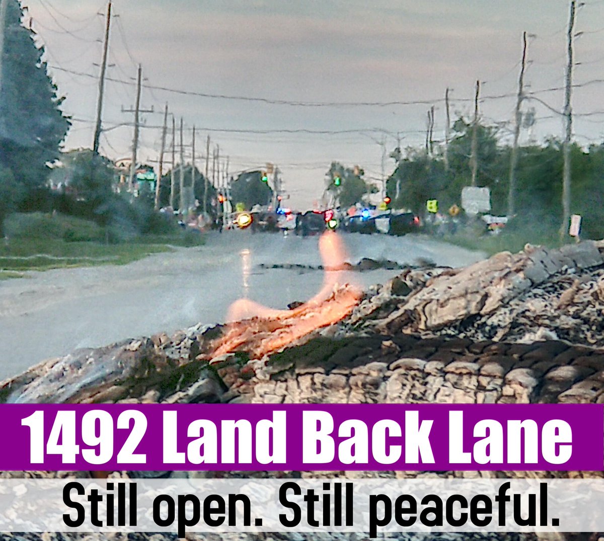 Dear Canadians,Please ask your leaders to stop trying to shoot us, arrest us, erase us, and remove us from our lands. If all we ever see from Canadian authorities is violence then are we to assume that this is the language of your nation?