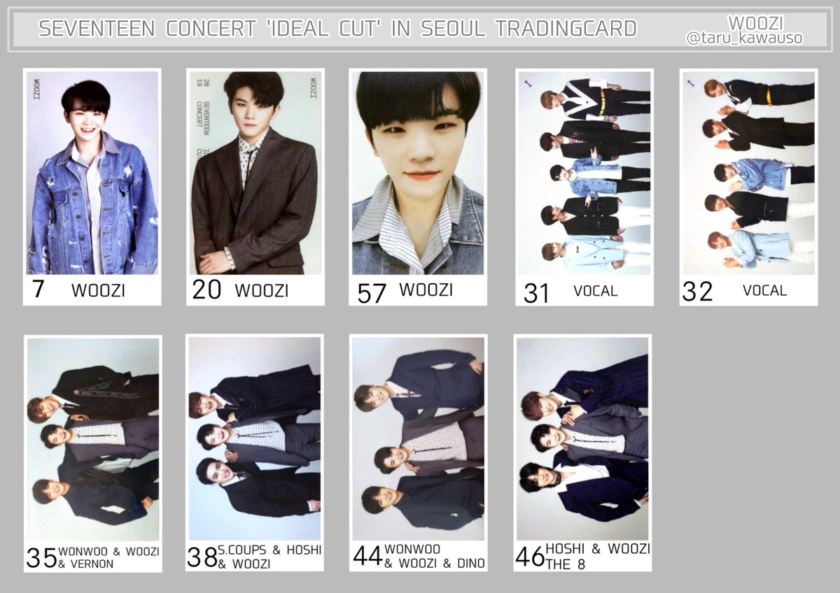 SEVENTEEN ウォヌ ideal cut トレカ コンプ