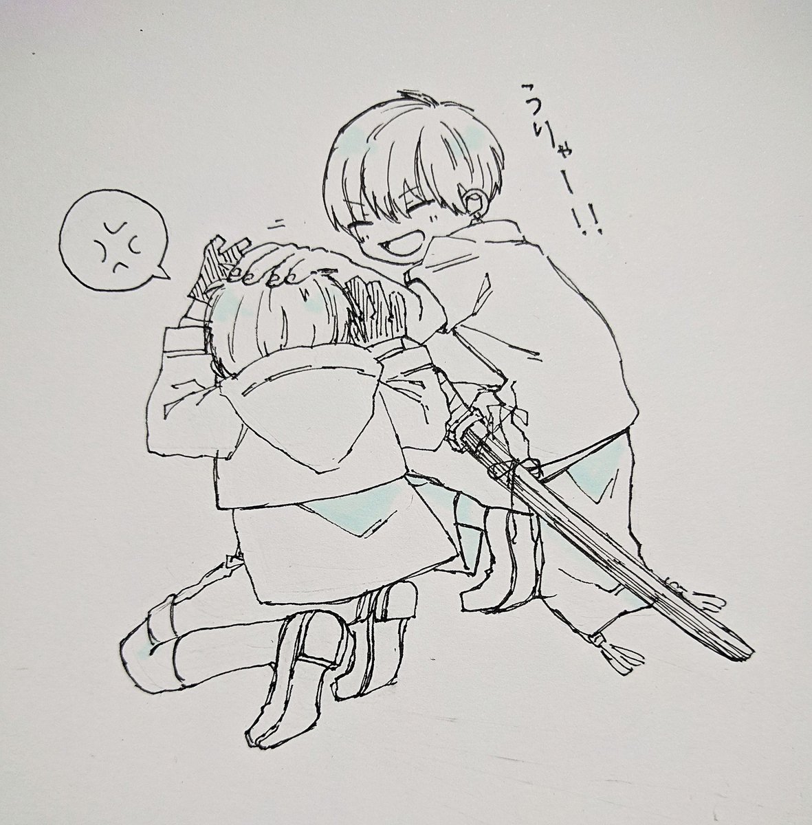 檸 ねい タチウオは小さい子大好きです ちょっかい出しすぎて警戒される リーパーは優しいお兄さんって感じ