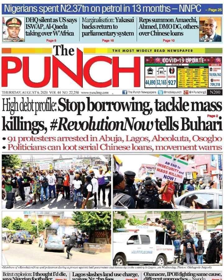 AyowoleSanyaolu's tweet photo. He whom the gods wants to kill, they first make mad. Violent repression of protests and unprecedented hostility to dissent is a symptom of a dying state that is fast losing it's grip on power. At this point, it will do anything to make a last stand, including the unthinkable https://t.co/tSW9GcfmEO