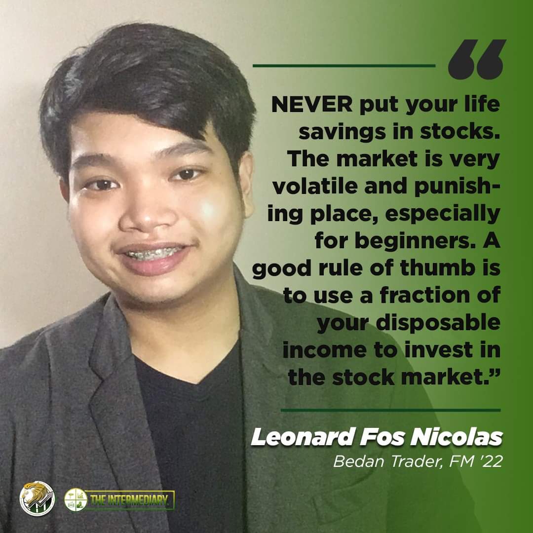 TheIntermedSBU's tweet photo. Need tips from experienced Bedan traders? We got you covered! Here are some tips from our handpicked Bedan investors.

📝 L. Nicolas, 🖼 Noble

#JFINMAdaily #IamFM https://t.co/l08naq9SvM