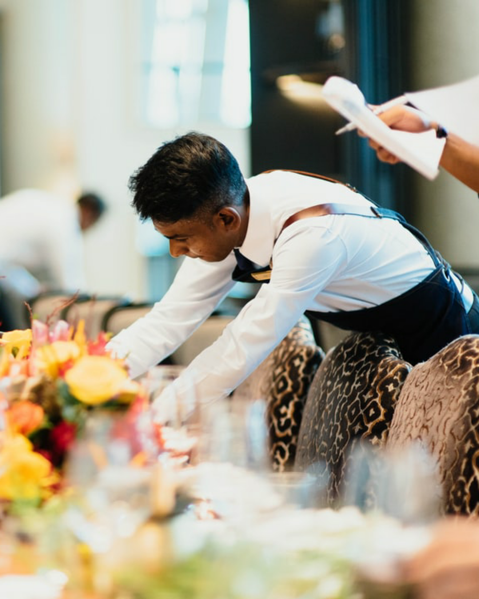 Hospitality_Co_'s tweet photo. #throwbackthursday to doing what we do best!

We are missing the hustle and bustle of the event industry 😢

Who doesn't love the nerves and anticipation before the guests arrive?

#eventstaff #hospitality #waiter #waitress #silverservice #vip #tablesetting #throwback #tbt https://t.co/CybWlw5gSo