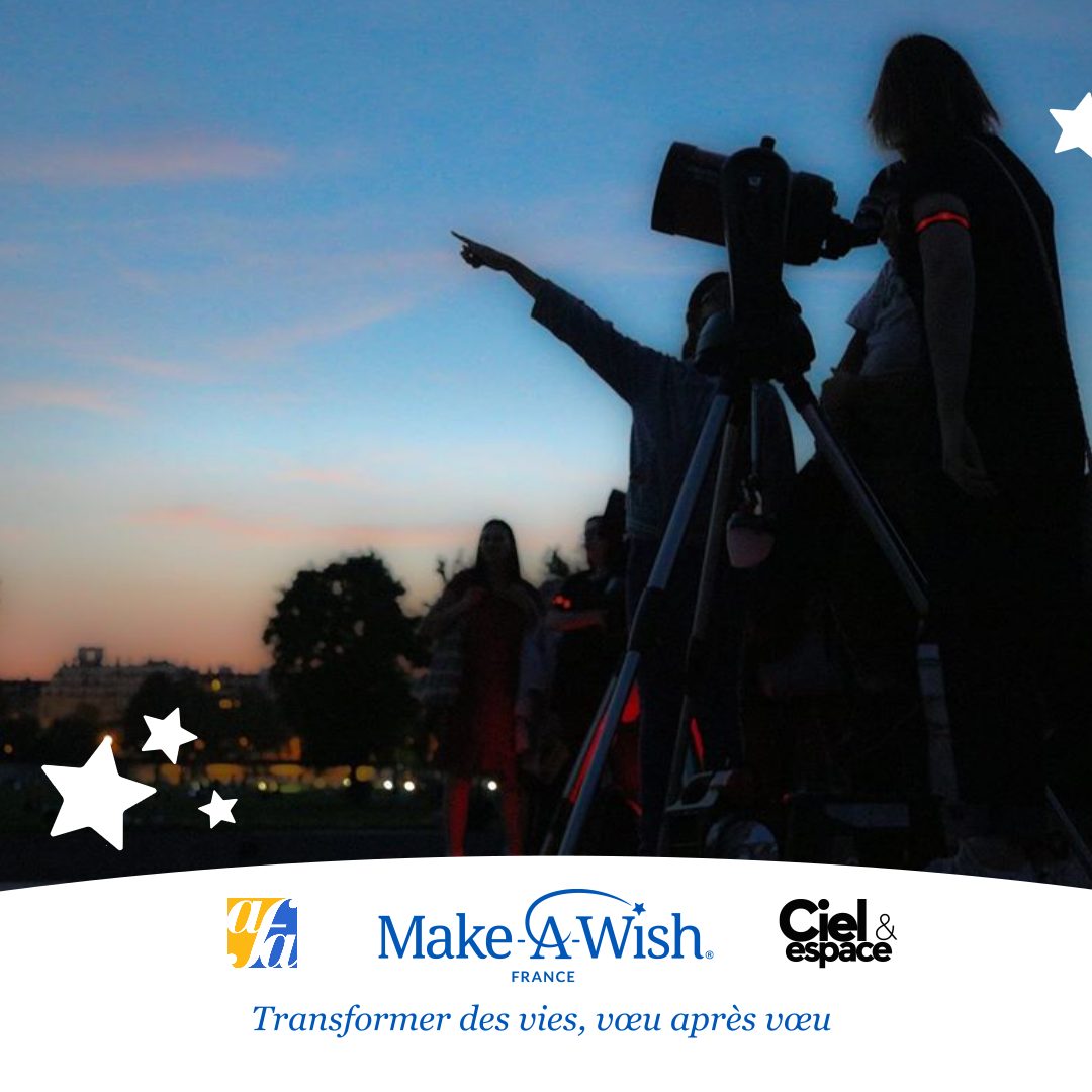 Cette année, pour les Nuits des étoiles #NDE2020, faites un don à <a href="/MakeAWishFrance/">Make-A-Wish France</a> pour leur permettre de redonner le sourire aux enfants malades et faire naître plein d'étoiles dans leurs yeux !✨ Rendez-vous sur  makeawishfrance.org/donation