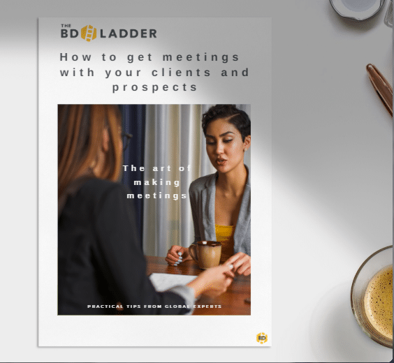 BdLadder's tweet photo. Learn how to get meetings. #sales advice form @stevehallsydney, @BrynneTillman, @adthorp, Deb Feder, @keithdugdale, Paul McAllister, @thealisonedgar, and Tim MacCartney. Download your copy of our eBook today. https://t.co/tehkzjsGMK #salestips #salesgurus #professionalservices https://t.co/3Gvs8ODvjx