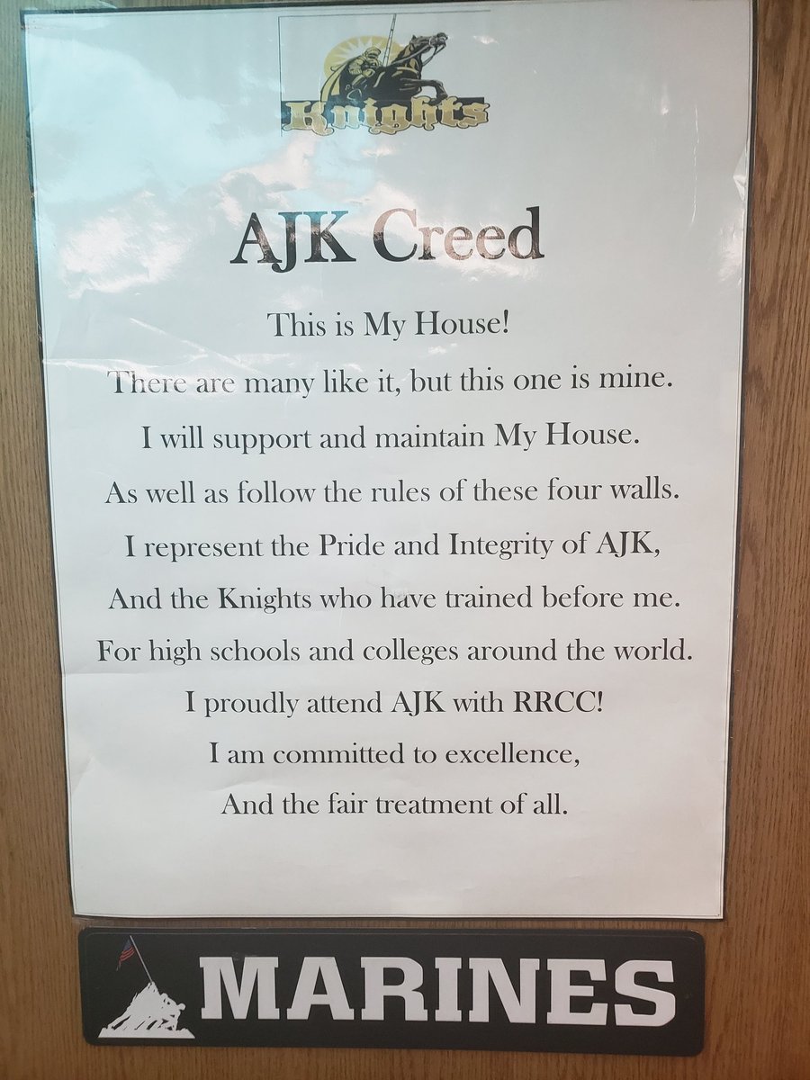 mgrenda1's tweet photo. Remote? Hybrid? In Person? Remember, it doesn't matter how we teach, what matters are the expectations and values we will follow and model for ourselves and our cadets. Semper Fi! https://t.co/FKnUwPWfaQ