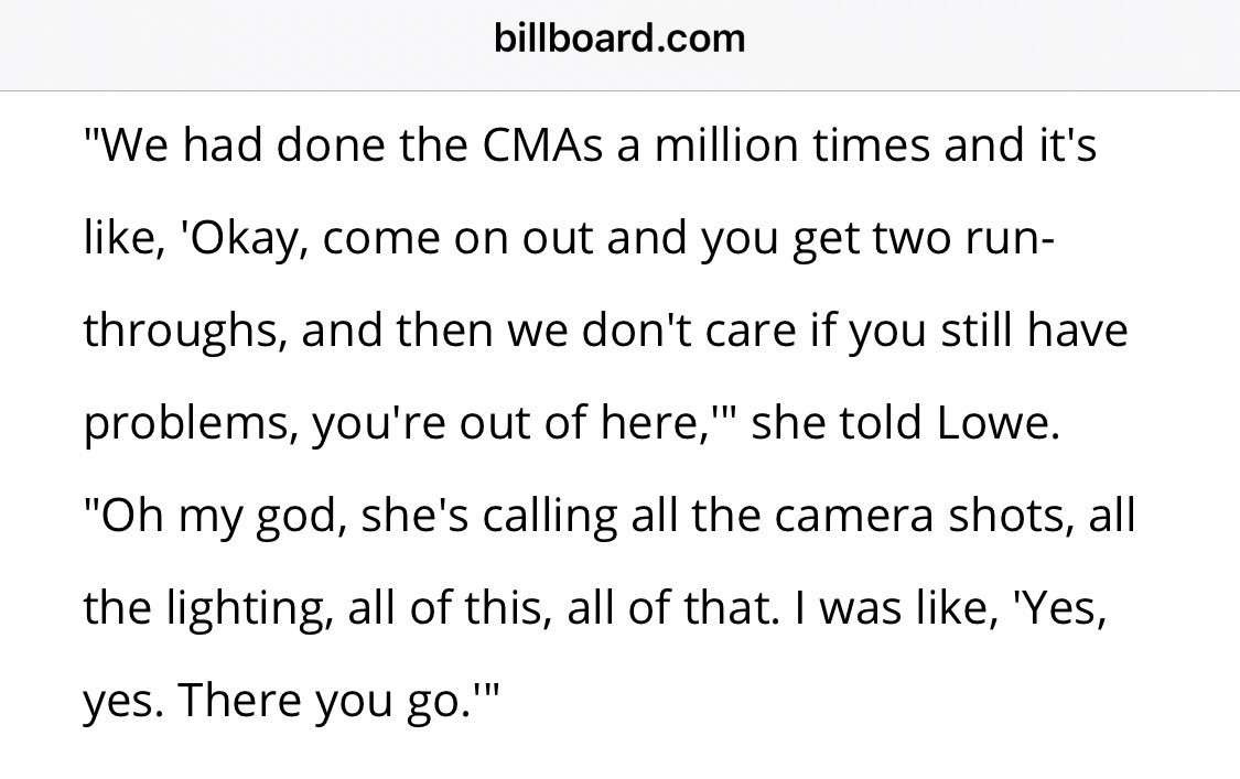 51) The Chicks recalled their iconic performance with Beyoncé at the CMAs  ( @billboard)"Where do you start? I mean, I have never been around that level, I don't even want to say celebrity, but just, I mean she's on another…"