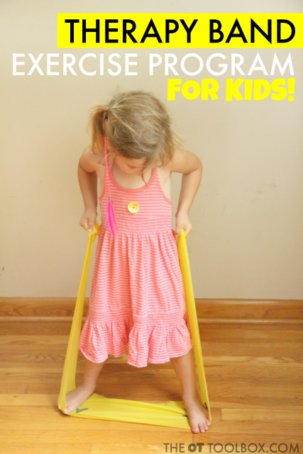 Play2LearnSTL's tweet photo. A consistent home strengthening program can help with these skills. Learn more - https://t.co/ILkXSUk637
#therapy #strengthening #bands #athomelearning #play2learnstl #kidactivity https://t.co/Z6YW0UIC6d