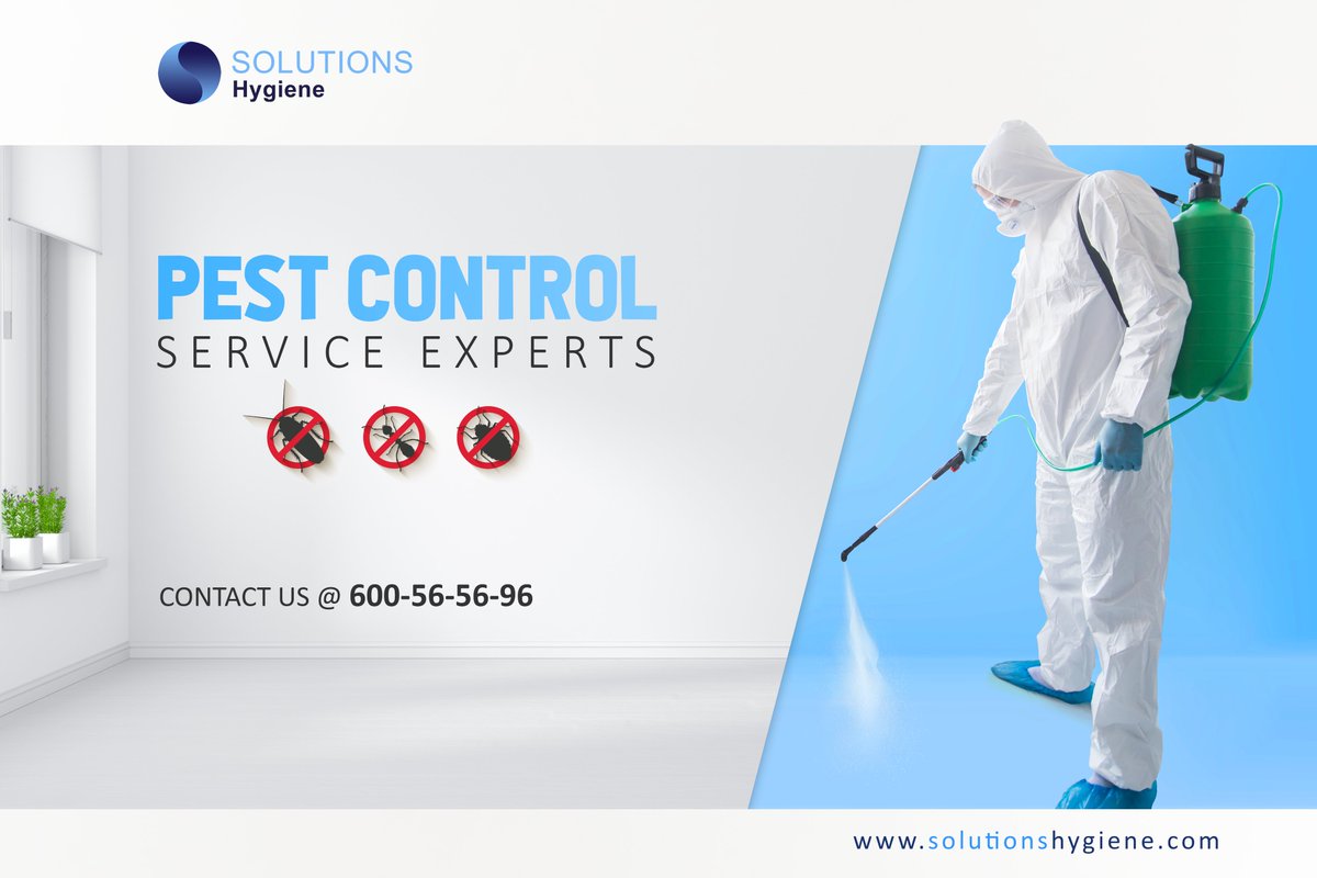 sol_hygiene's tweet photo. Do you find trouble with the pests in your living room, kitchen, and bedroom? The more you delay a pest control service, the worse it becomes. 
Don't worry! We will get rid of your extra roommates. 
Let the experts help you. Call us @ 600565696
#AbuDhabi_PestControl https://t.co/lcvUATG2FD