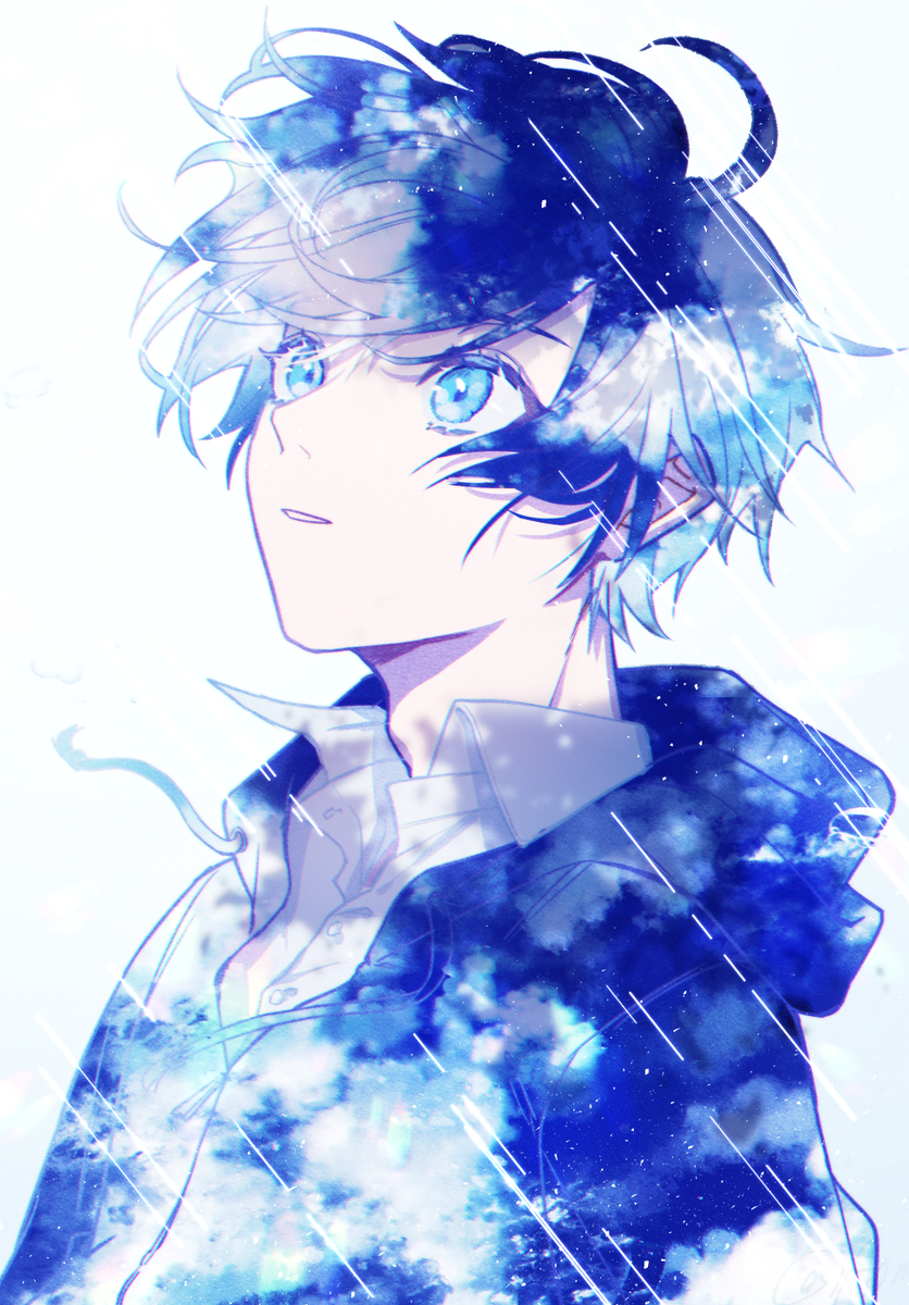 梅雨明け 水七ゆし お仕事募集中のイラスト