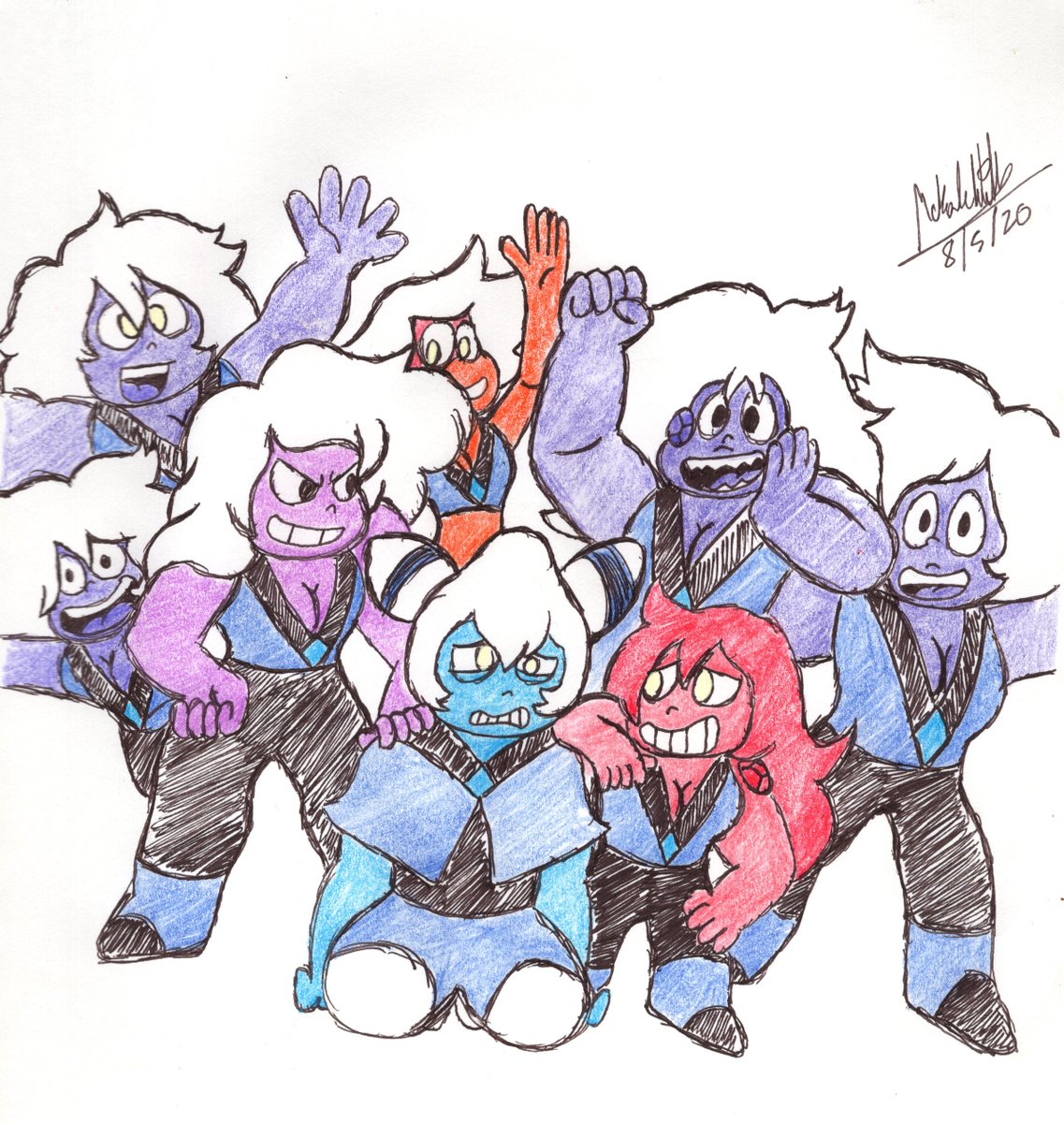 SketchyFox33's tweet photo. Famethyst drawing
#StevenUniverse #stevenuniversefanart #Amethyst #Jasper #Famethyst #hollyblueagate #thezoo https://t.co/bGkVIWccqe