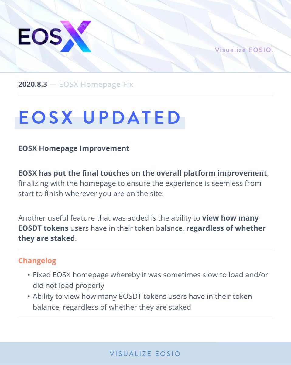 EOSX tweet media