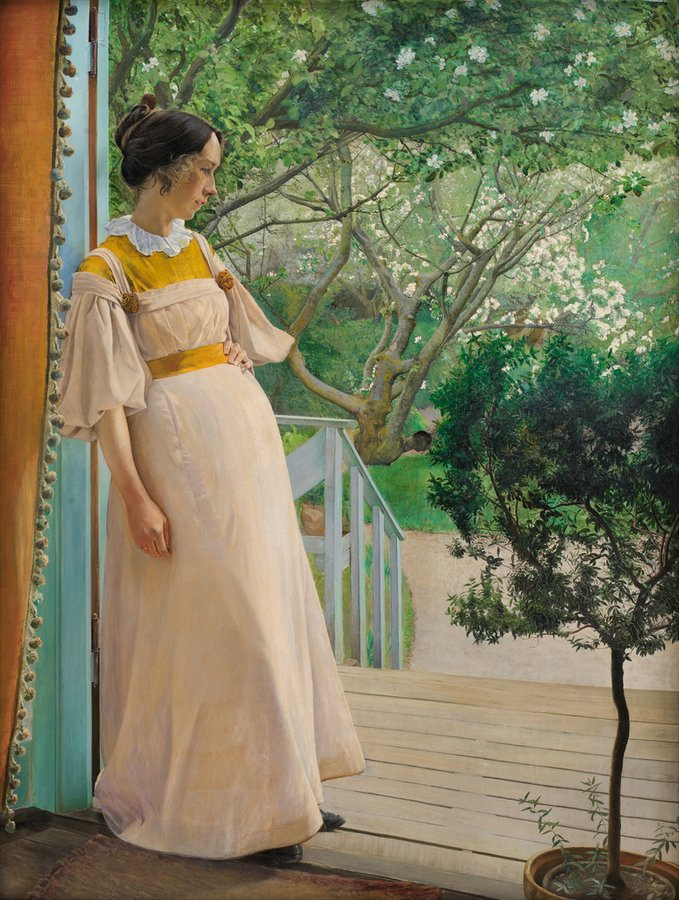 thebrucemuseum's tweet photo. Final days to view On the Edge of the World: Masterworks by Laurits Andersen Ring from SMK—the National Gallery of Denmark. L.A. Ring (1854-1933), a Realist and Symbolist painter, is considered one of the most important figures in Danish art. #LARing #DanishArt @smkmuseum https://t.co/cusBHgaTi6