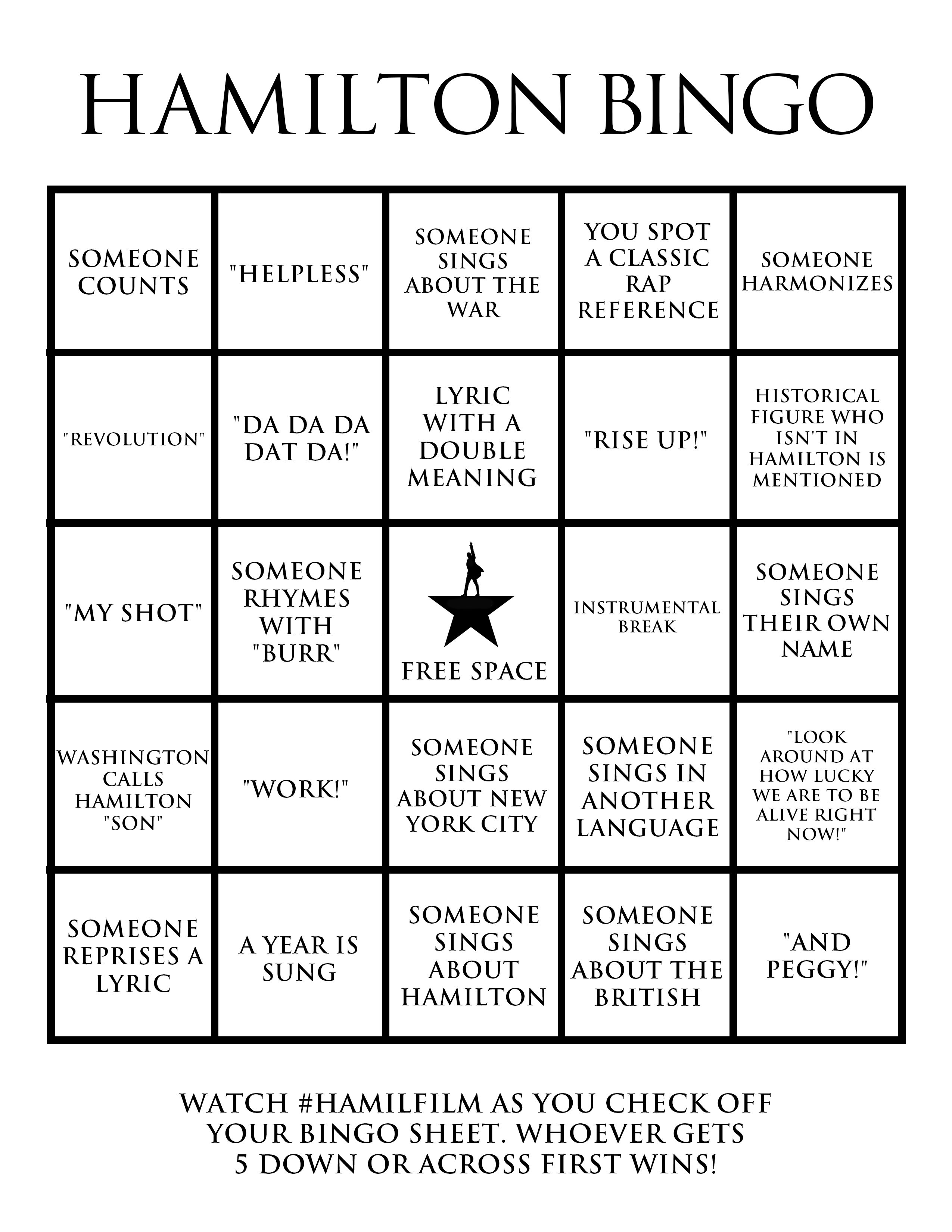 Hamilton musical twitter deals