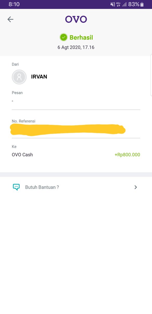 Twitter please do your magic!!!

Teman2 di twitter mohon bantuan ya untuk cari yang namanya Irvan! Tadi sore tiba2 dia trf ke OVOku senilai 800rb, masalahnya adalah, aku gatau siapa elu Irvaaan! 🤣