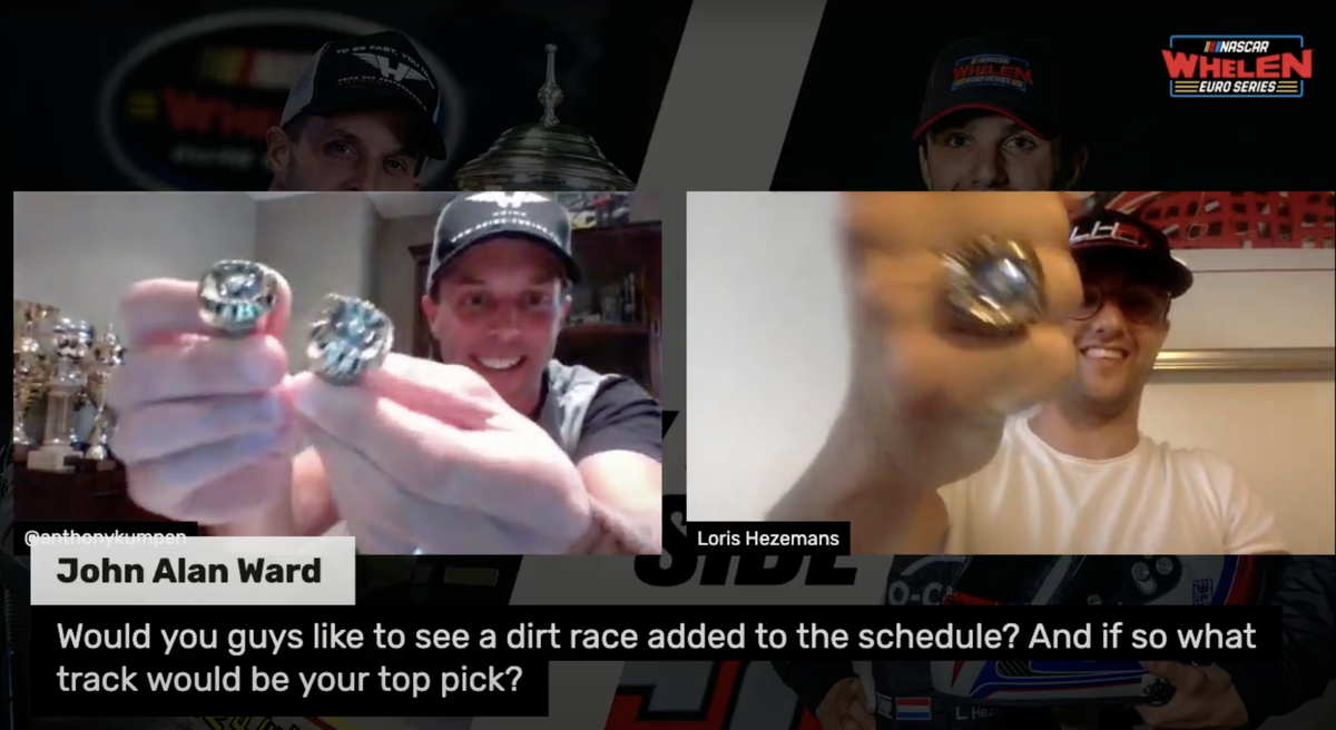 EuroNASCAR's tweet photo. #ICYMI #ShowMeYourRing @AnthonyKumpen & @lorishezemans had plenty of fun in Ep.1 of #SideBySidewithAK!
Watch the full interview here π https://t.co/SAgRsMYcNx
#NASCAR #EuroNASCAR #PureRacing #NWES https://t.co/3J8yJLT6eH