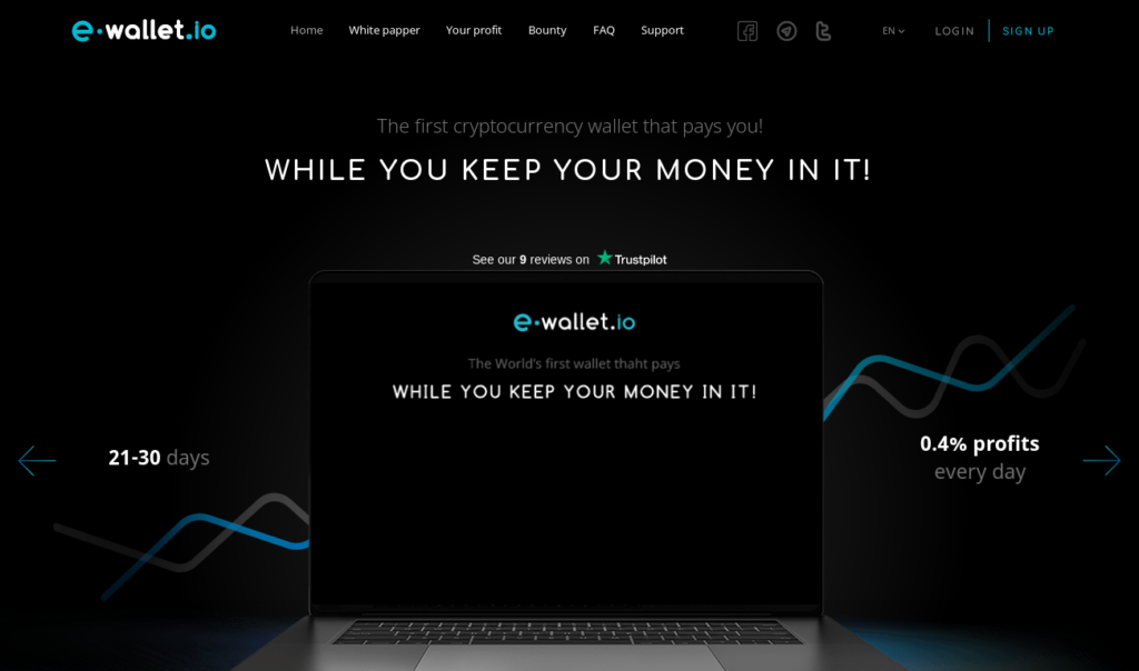 TulipResearch's tweet photo. La cuenta de twitter de @ewalletio ya ha sido borrada, el grupo de telegram también ha desaparecido y la página web está inaccesible.

La estafa no ha durado ni un mes.

Al menos parece ser que @CriptoNoticias se ha dignado a borrar la press release, un mes tarde eso sí. https://t.co/Rx4g7FtdsH