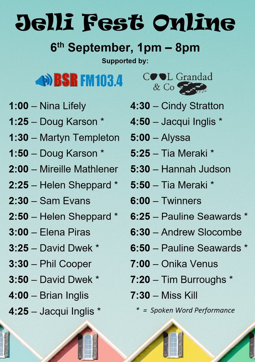 Jelli_Records's tweet photo. Jelli Fest Online full line up announced. Please join the group at https://t.co/FDUcLBdKxt https://t.co/50z9y3SsUc