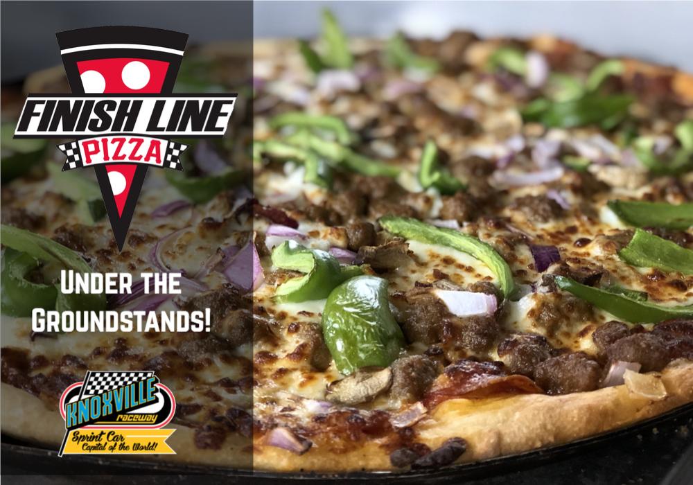 Let Checkered Flag Concessions serve you dinner at the races tonight! The Finish Line Pizza is always great! #CFC