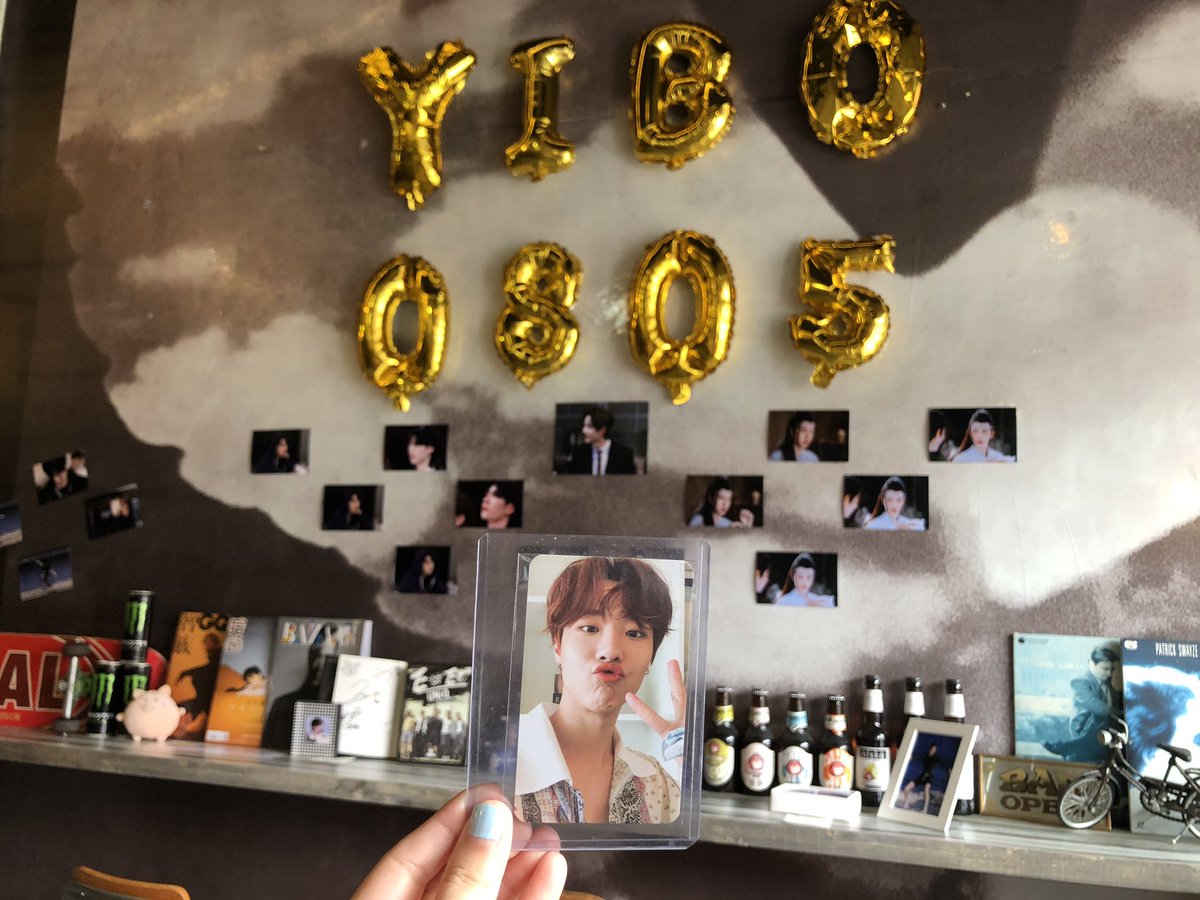 boyounz's tweet photo. had a great time with @withjoons &amp; @yibozhans along with their lwj babies🥺💚💚 seungyoun also got to meet yibo HEH 🦁 thank you @BOYIBO_SG for organising the event 🥰🥰 
#BOarding0805 https://t.co/ie1Rz5jxPH