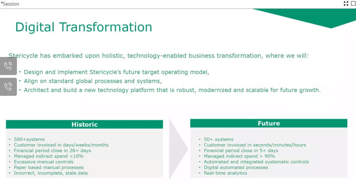 InaFelsheim's tweet image. Peter is highlighting how @SAPInMemory anchors their data strategy at Stericycle, including S/4HANA #DatatoOutcome