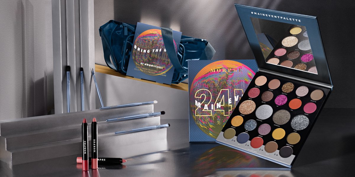 Hit all the right tones and leave ‘em awestruck with our Main Event collection w/ <a href="/MMMMITCHELL/">mitchell</a> and <a href="/Daisy_Maskell_/">Daisy Maskell</a>
⁣
🎙️ 24M Main Event Artistry Palette ($29)⁣
🧨 Lip Crayon Trio ($19) ⁣
🎶 Bring The Beat By <a href="/MMMMITCHELL/">mitchell</a> 6-Piece Brush Collection + Belt Bag ($29) ⁣