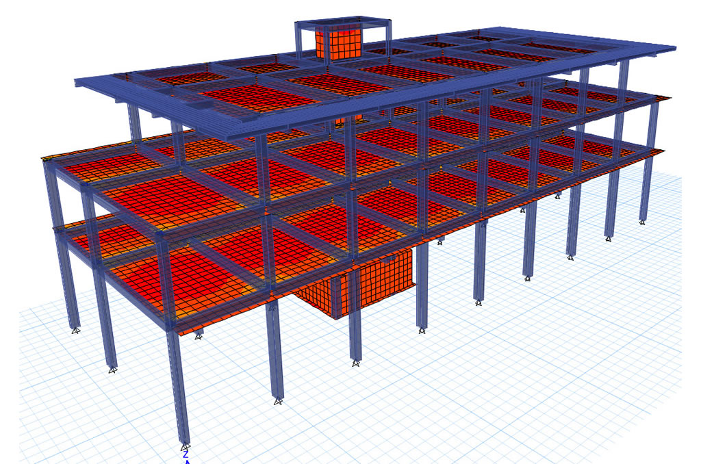 #KSA - Shopping Center Design - Luxury #Commercial Building - 3-floor level Reinforced Concrete Moment Resisting Frame luxury commercial building with the top deck having 3.2m cantilevered pergolas. 
cas-engineers.com/case-study-thr…