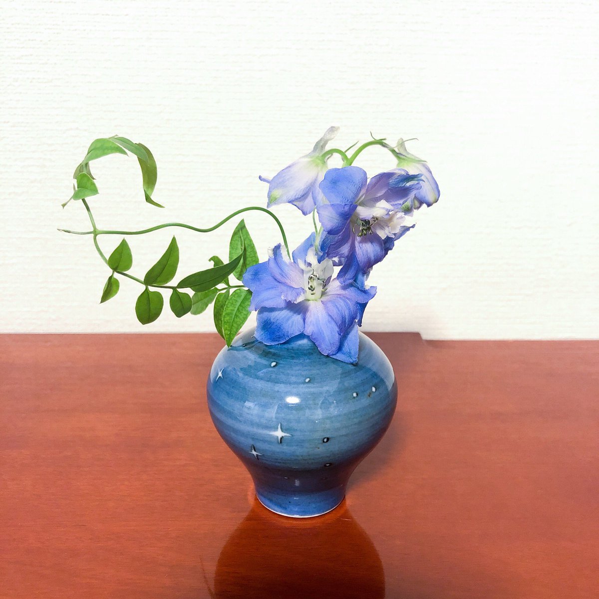 最も人気のある 青の花 器の森 一輪挿し 青の花 器の森 一輪挿し
