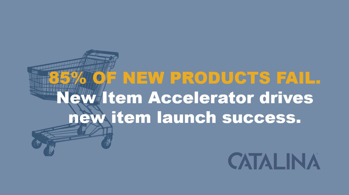 Power your launch with New Item Accelerator and we’ll co-invest in your success with a media match up to $150K! Visit catalina.com/new-item-accel… for details. #CPG #ProductLaunch #RetailSales
