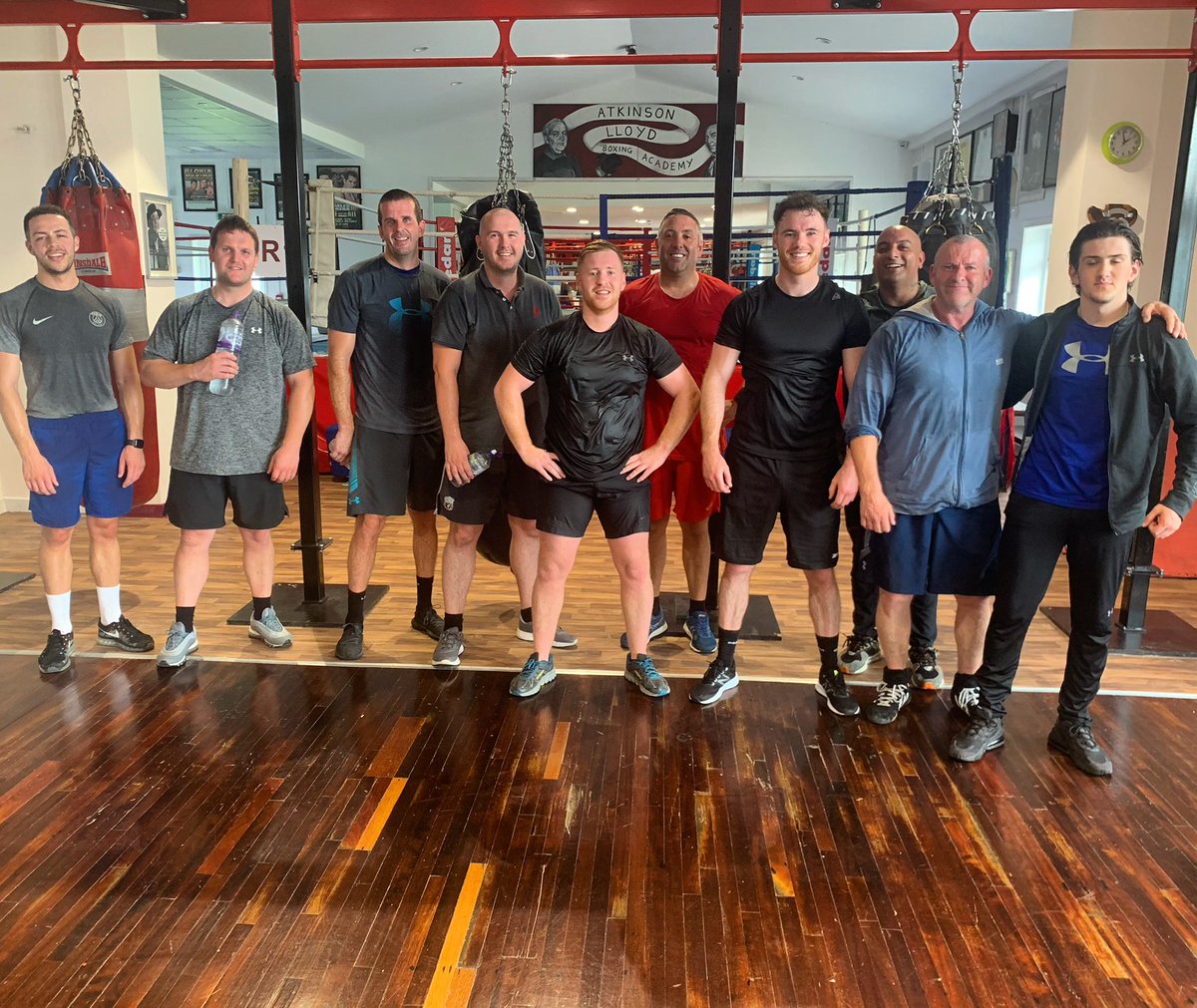 Nickquigley1's tweet photo. A good solid Strength and Conditioning session done today with all the lads. 💪🏻

Every Tuesday and Thursday at 1pm - 2pm and 7:15pm - 8:15pm and also women’s Fitness and Toning at 5pm - 6pm at @kirkbyabc_official 🥊 https://t.co/PgpD6dGjWs