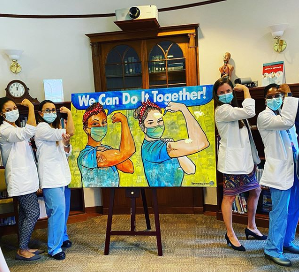 Mass General Surgery (@mghsurgery) on Twitter photo A few of our awesome female #MGHSurgery residents posing with <a href="/reonegro/">antonio reonegro</a> artwork last week, which stands as a tribute to the incredible work of Mass General staff during #COVID19! #wecandoit <a href="/MassGeneralNews/">MassGeneral News</a> A few of our awesome female #MGHSurgery residents posing with <a href="/reonegro/">antonio reonegro</a> artwork last week, which stands as a tribute to the incredible work of Mass General staff during #COVID19! #wecandoit <a href="/MassGeneralNews/">MassGeneral News</a>