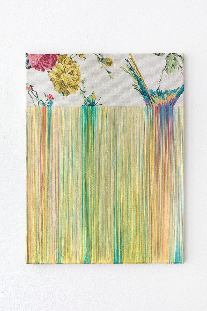 printmag's tweet photo. Aiko Tezuka, who is featured in Blank Space gallery’s new show “Loose Thread,” works in extraordinary acts of deconstruction: https://t.co/XFtAq5cFEu https://t.co/4xButWwQvF