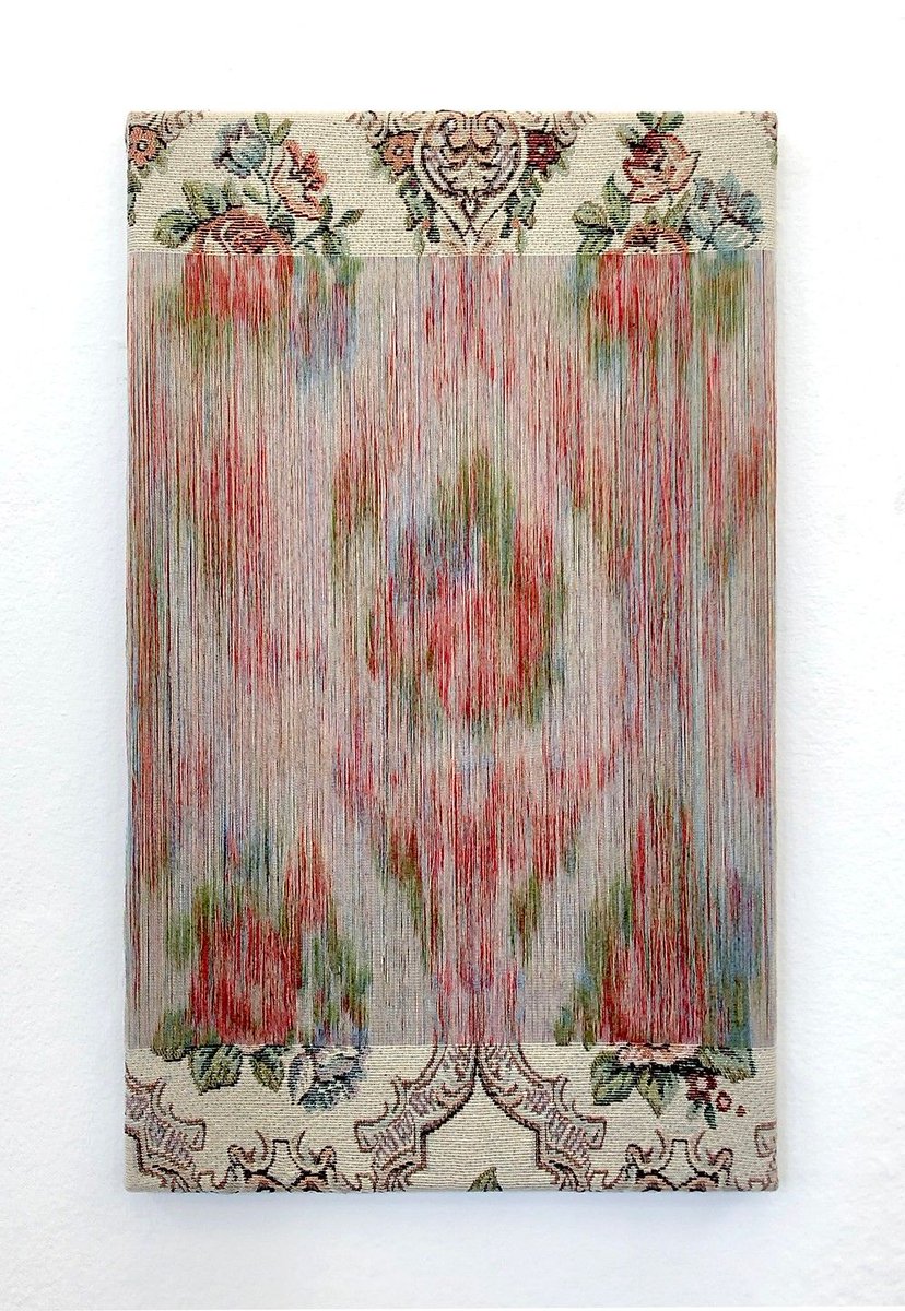 printmag's tweet photo. Aiko Tezuka, who is featured in Blank Space gallery’s new show “Loose Thread,” works in extraordinary acts of deconstruction: https://t.co/XFtAq5cFEu https://t.co/4xButWwQvF