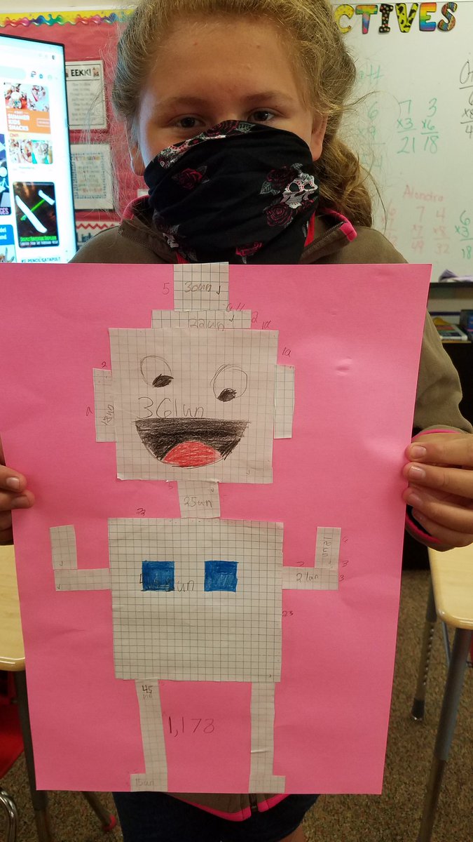 HendryRRunners's tweet photo. HP summer school projects in Mrs Bussard's 4th grade:  STEAM and measuring area. https://t.co/vPQaAOICTM