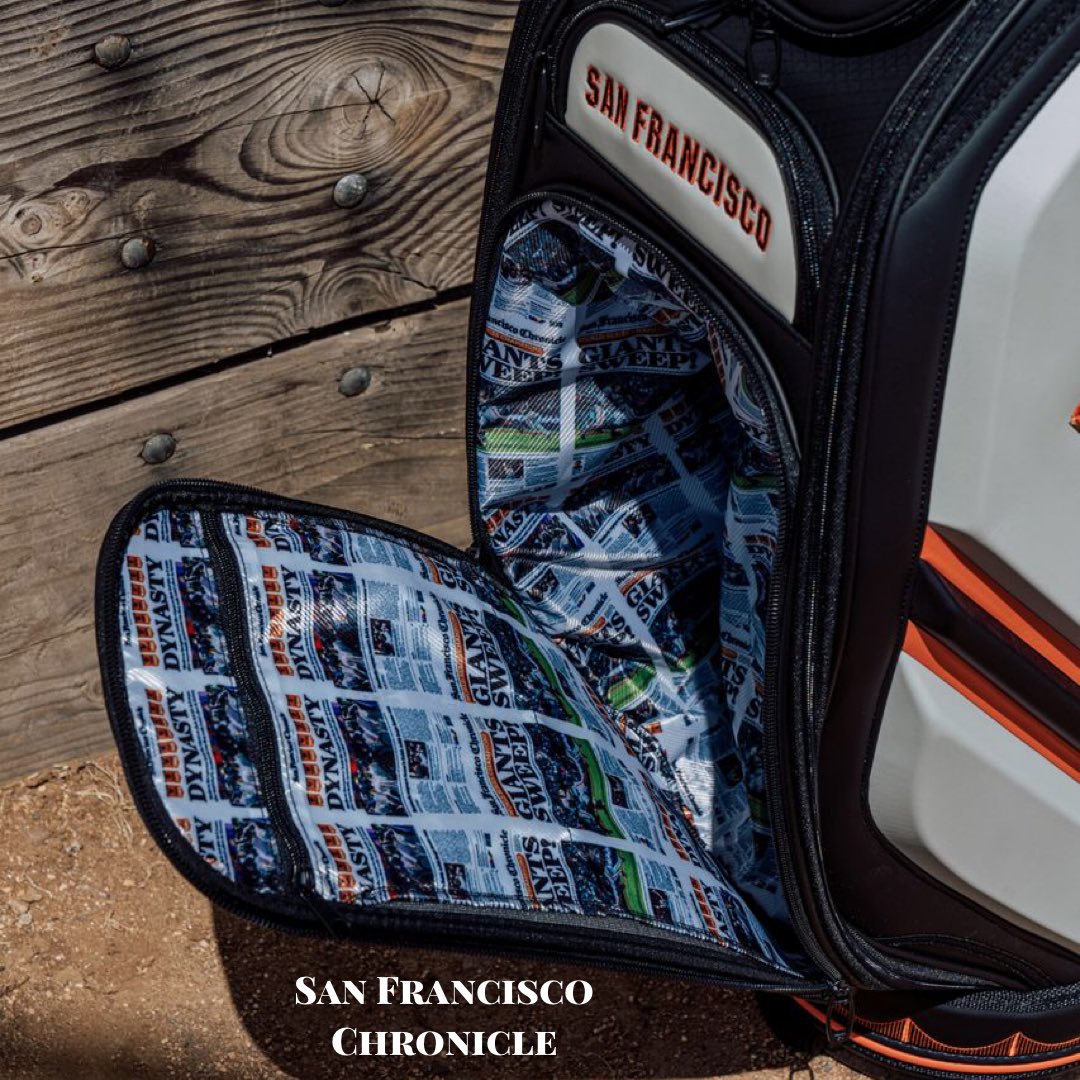 CraftyCreative's tweet photo. Instead of #WITB, this is #WOTB.
SF Chronicle - Front pages the day after each of their 3 WS titles in 2010, 2012, and 2014.
_
#TaylorMade #TeamTaylormade #Major #TPCHardingPark #SF #PGAChampionship #PGAChamp #GolfMajor #GolfBag #SFGiants #EvenYears #WorldSeries #WSChamps https://t.co/OL4aI9m9pH