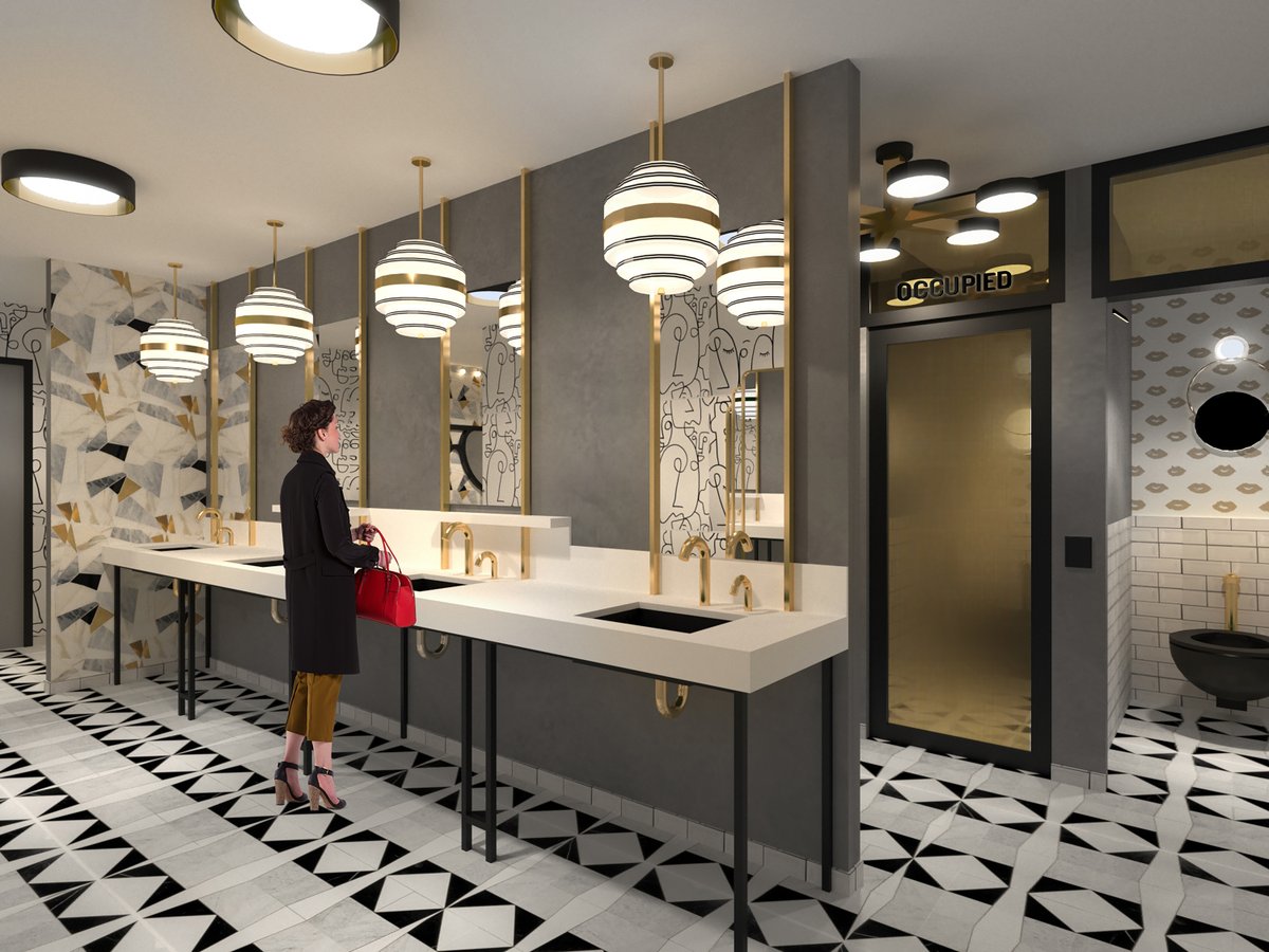 DyerBrown's tweet photo. We're excited to announce two winning entries in the @newhinc BEYOND competition! The concepts (dining room + restroom) explore solutions that provide a safe, yet appealing environment -- a challenge many restaurants face as we continue to navigate #covid19 https://t.co/Tws1e9BZ4L