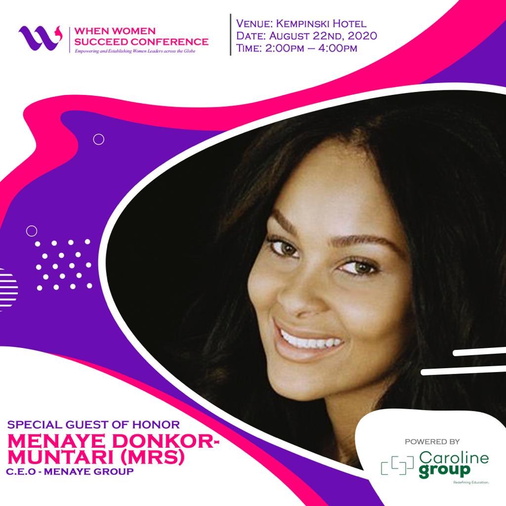sincerely_ghana's tweet photo. Hello everyone. Women are taking charge and  we are excited to announce that CEO of @sincerely_ghana, @menayedonkor, will be a special guest of honor at the When Women Succeed Conference 2020. We will have a compelling discussion. Be there! https://t.co/gsri8Hb3LX