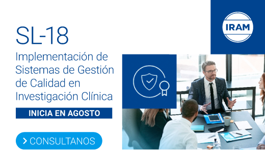 QUIDLATAM's tweet photo. >> Curso SL-18 - Implementación de Sistemas de Gestión de Calidad en Investigación Clínica 🔬✅
💻 Modalidad Online / Videoconferencia
👥 Cupos Limitados
🗓 26 al 28 de Agosto
Inscribite! > https://t.co/7udV0bZ3gm
#cursos #SGC #IRAM #ISO9001 #investigacionclinica https://t.co/4lHEePNU8Q