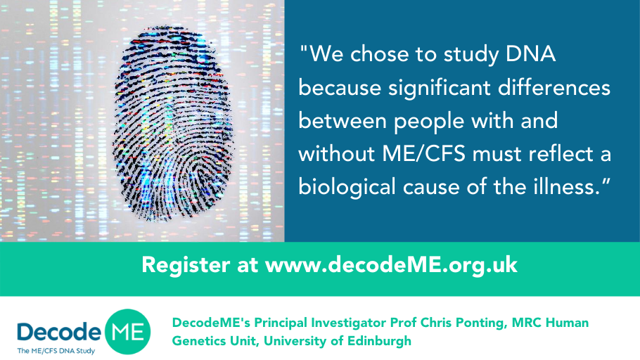 DecodeME the ME/CFS Study tweet media
