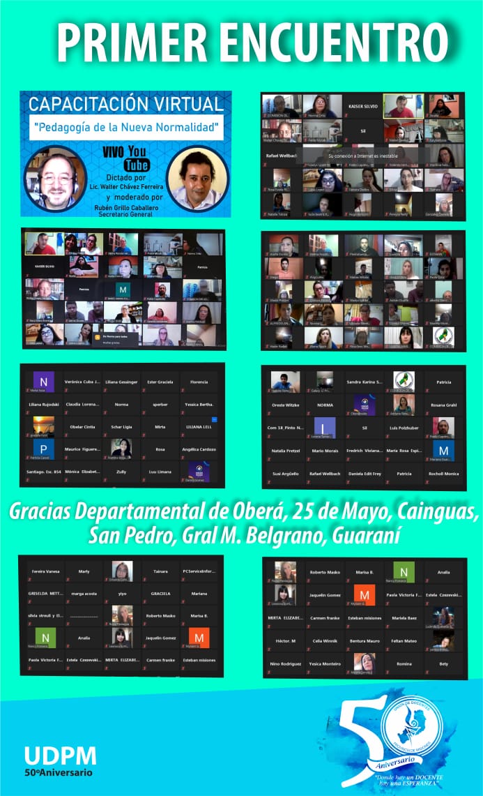 La UDPM sigue con capacitación gratuita y de calidad por zoom y transmitida en vivo por youtube. Pensando juntos la educación en pandemia.Pedagogia de la nueva normalidad, con walter Chávez Ferreira disertando
<a href="/grillo141/">Ruben Dario</a>