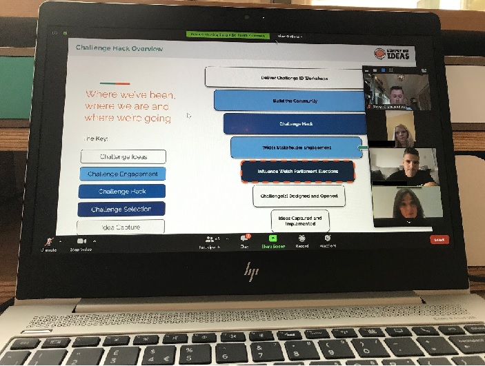 Enjoyed helping to facilitate one of @CHCymru's  ‘Hacks’ today: Housing & Health. Pleasure to work with a breakout team including reps from @Million_Steps @FirstChoiceHA @bowelcanceruk @CoastalHousing. Thanks also to @SimplyDoIdeas for a great virtual platform! #HousingAndHealth